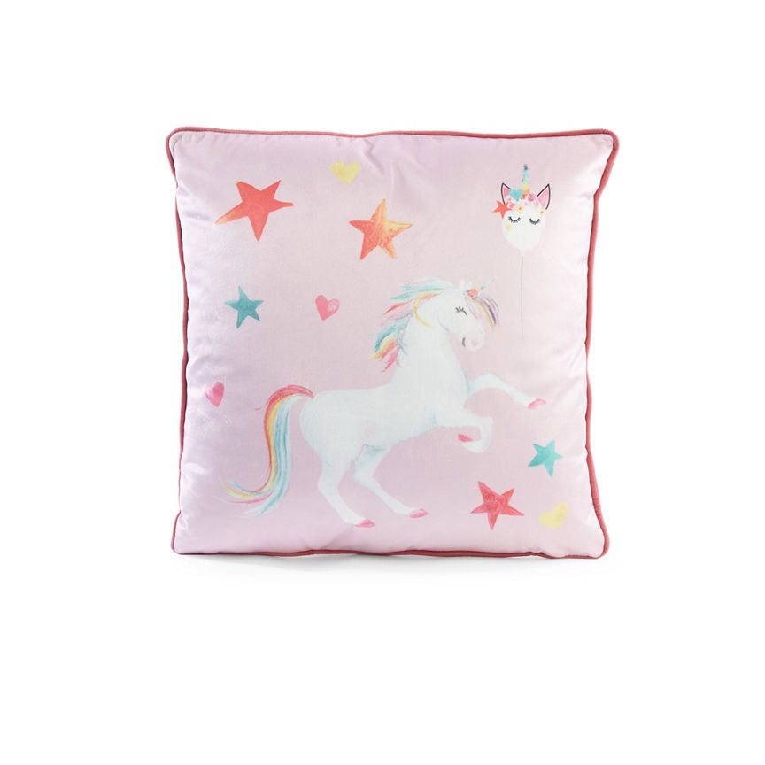 George Home Pink Unicorn Cushion