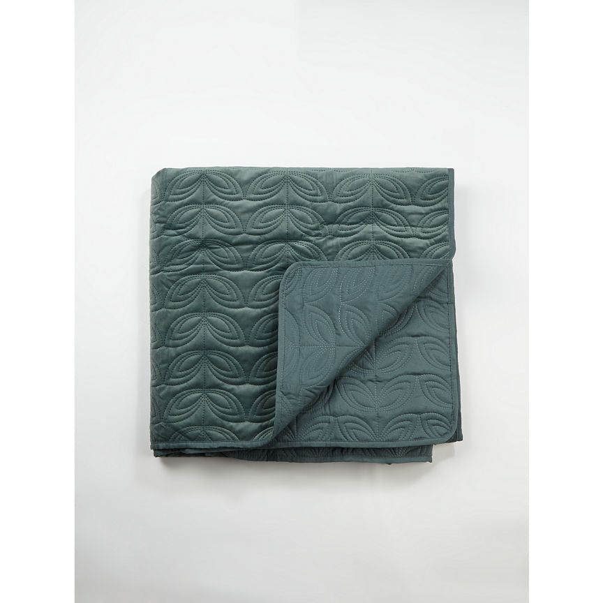 George Home Green Pinsonic Throw General Household ASDA   