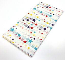 George Home Multi-Coloured Stars on White Tissue Paper General Household ASDA   