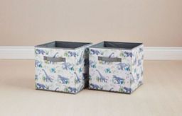 George Home Dinosaur Storage Boxes 2 Pack