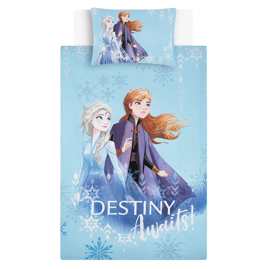 Disney Frozen Elsa And Anna Easy Care Single Duvet Set General Household ASDA   