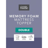 George Home Memory Foam 2.5cm Mattress Topper Double General Household ASDA   