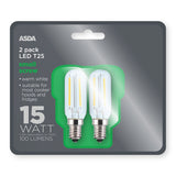 ASDA LED Cookerhood 15W Small Screw Lightbulb General Household ASDA   