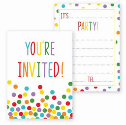 George Home Bright Spot Paper Party Invites