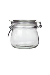 George Home Clear Glass Clip Lid Canister GOODS ASDA   