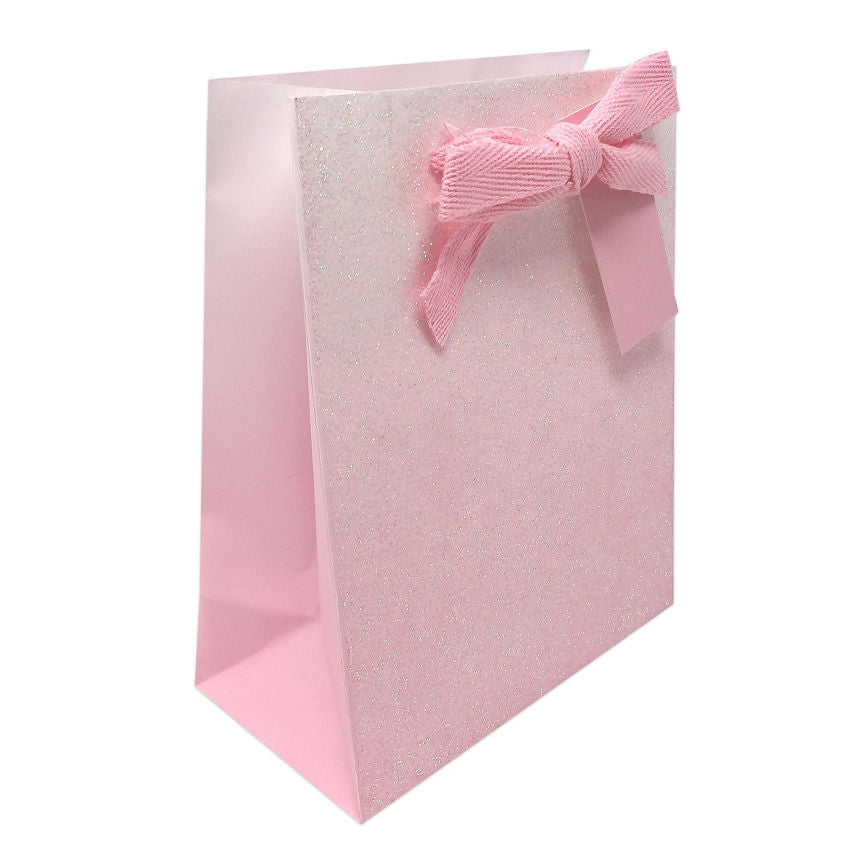George Home Pink Flitter Small Gift Bag - McGrocer