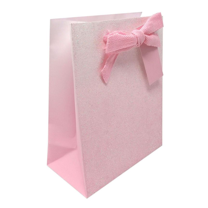 George Home Pink Flitter Small Gift Bag