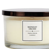 George Home Midnight Orchid Triple Wick Candle - McGrocer