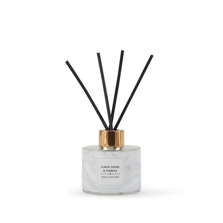 George Home Lemon, Thyme and Verbena Marble Print Reed Diffuser