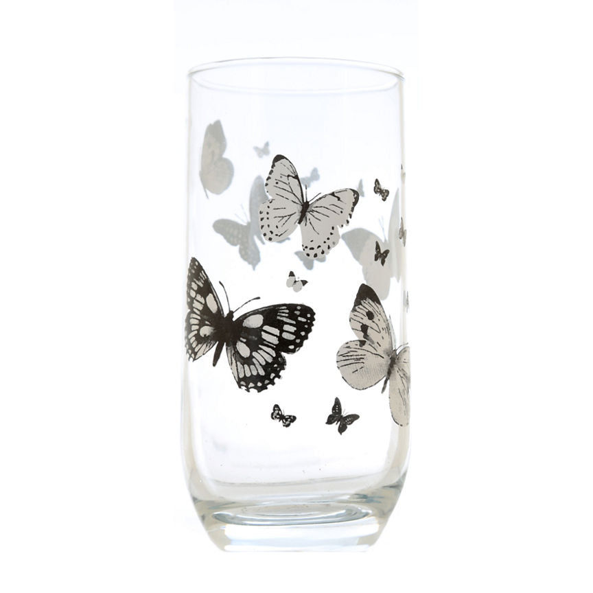 George Home Butterfly Hiball Glass