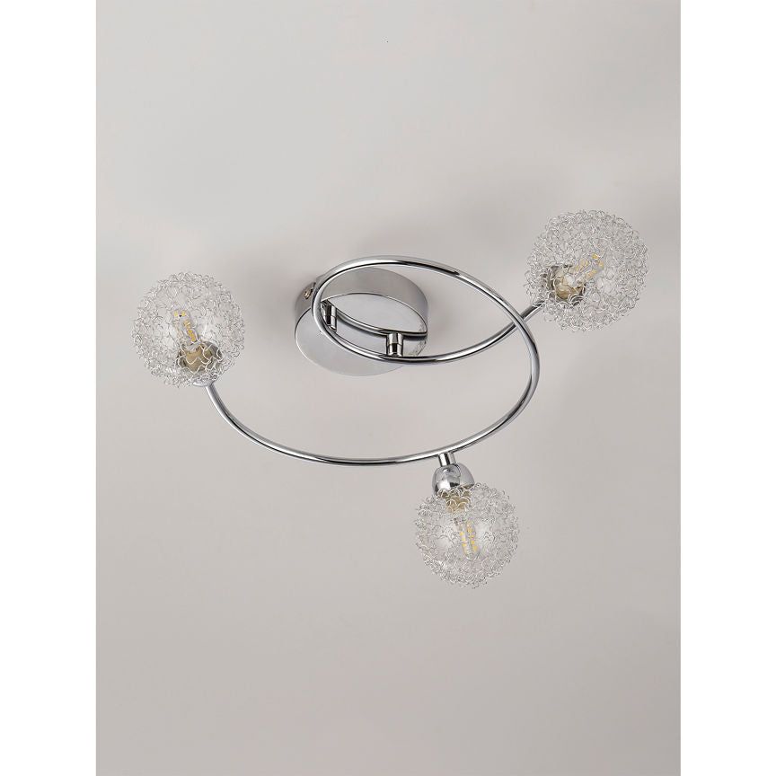 George Home Allium 3 Light Ceiling Fitting