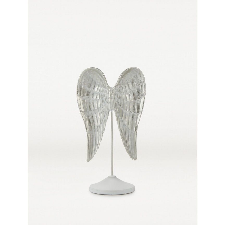 George Home Angel Wings On Stand Ornament 26.5cm