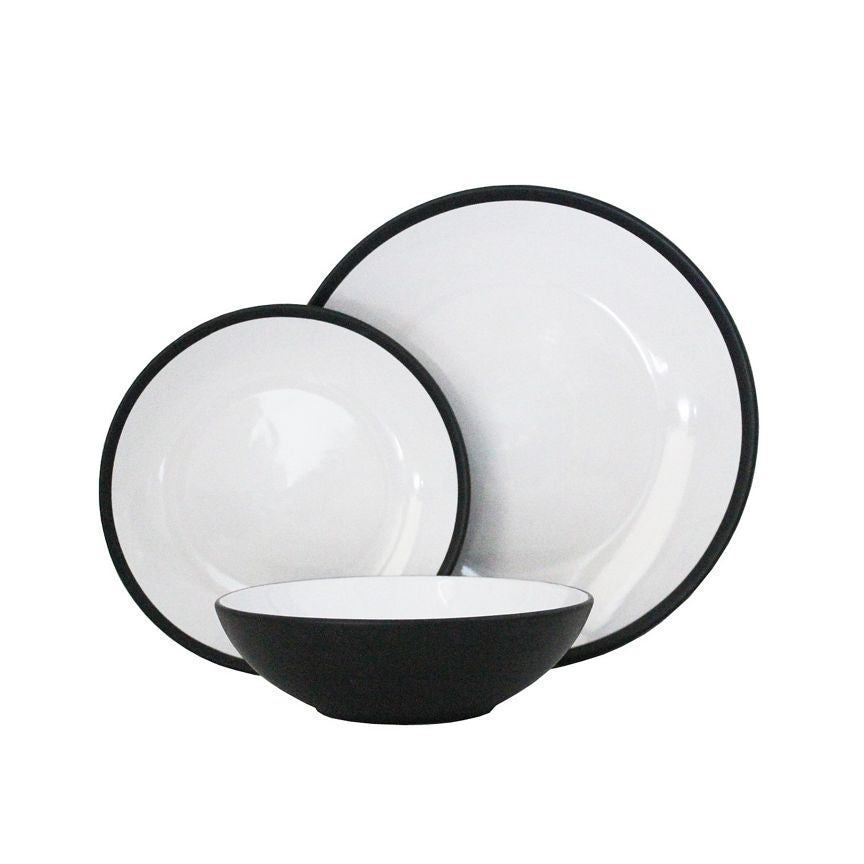 George Home Liquorice 12 Piece Dinner Set