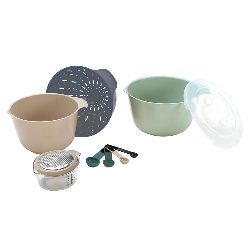 George Home Multi 8-Piece Food Prep Mixing Bowl Set