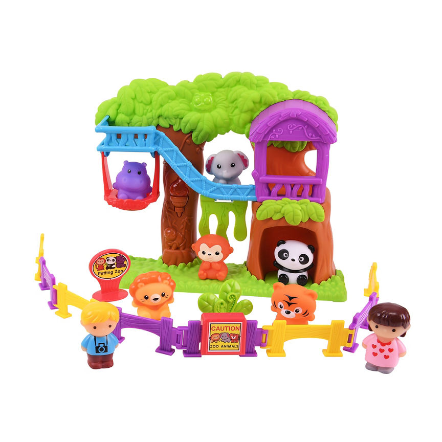 Kid Connection Zoo Playset (18+ Months) Kid's Zone ASDA   