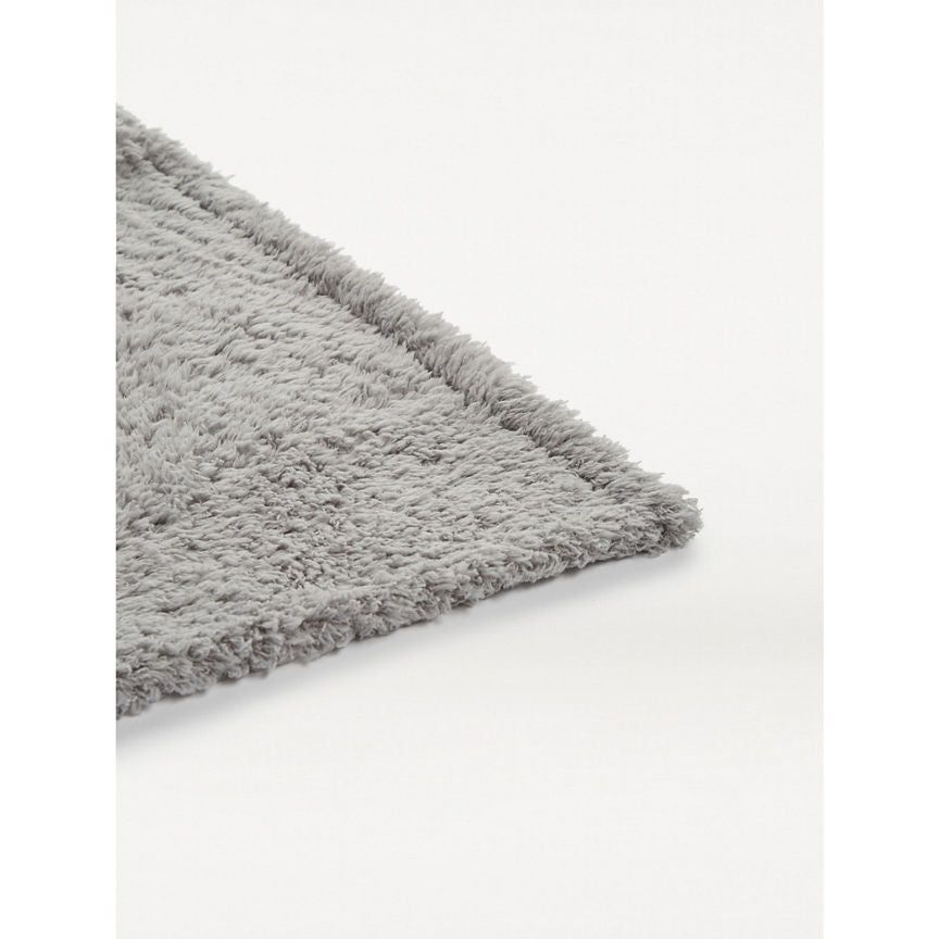 George Home Grey Teddy Blanket