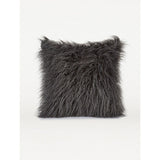 George Home Charcoal Mongolian Faux Fur Cushion General Household ASDA   