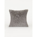 George Home Grey Faux Fur Shaggy Cushion General Household ASDA   