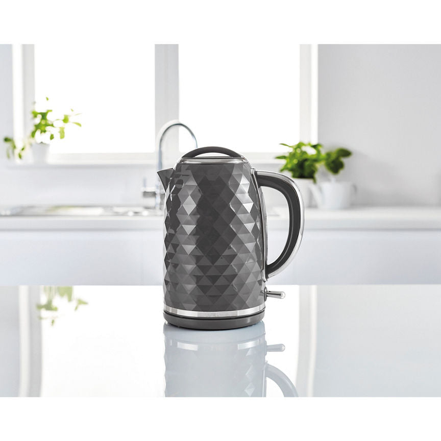 George Home Grey Textured Fast Boil Kettle General Household ASDA   