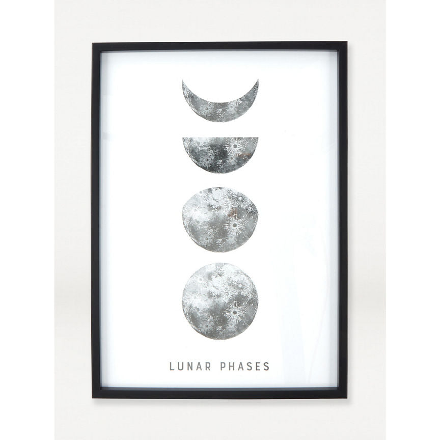 George Home Luna Phases Framed Print General Household ASDA   