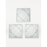 George Home Morroccan Tile mirrors silver 3pk General Household ASDA   