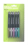 ASDA Metallic Permanent Markers - 5 Pack Office Supplies ASDA   