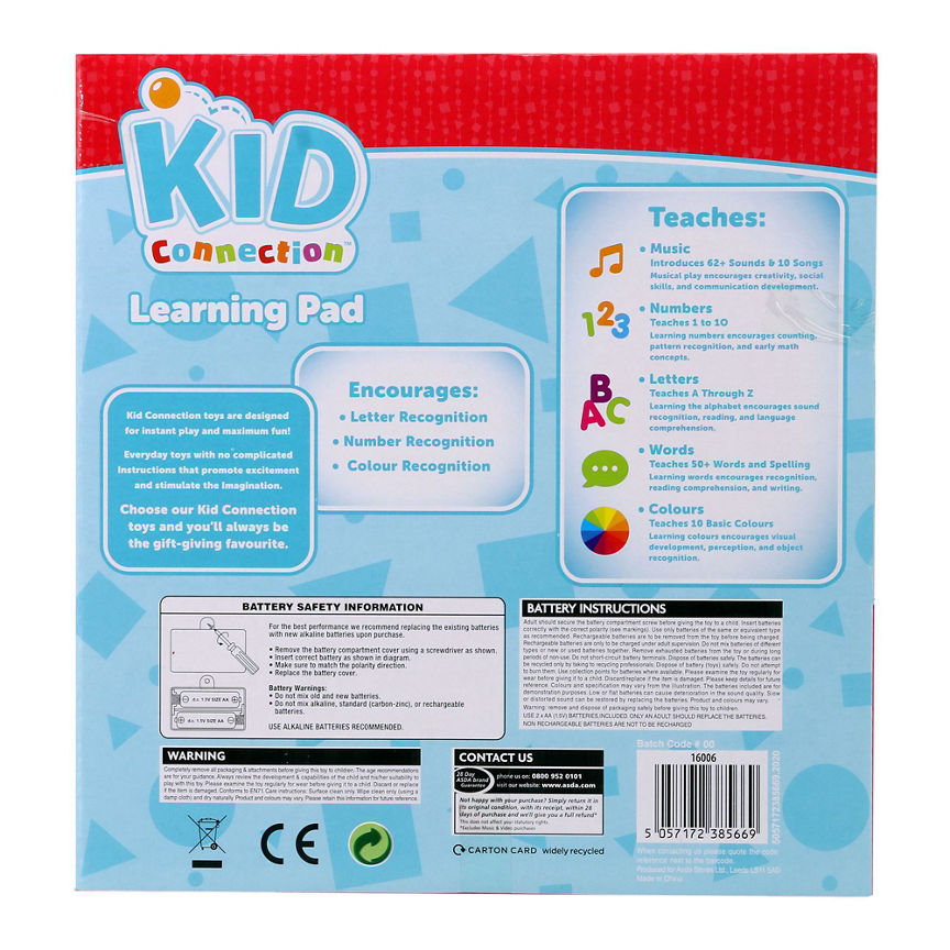 Kid Connection Learning Pad GOODS ASDA   