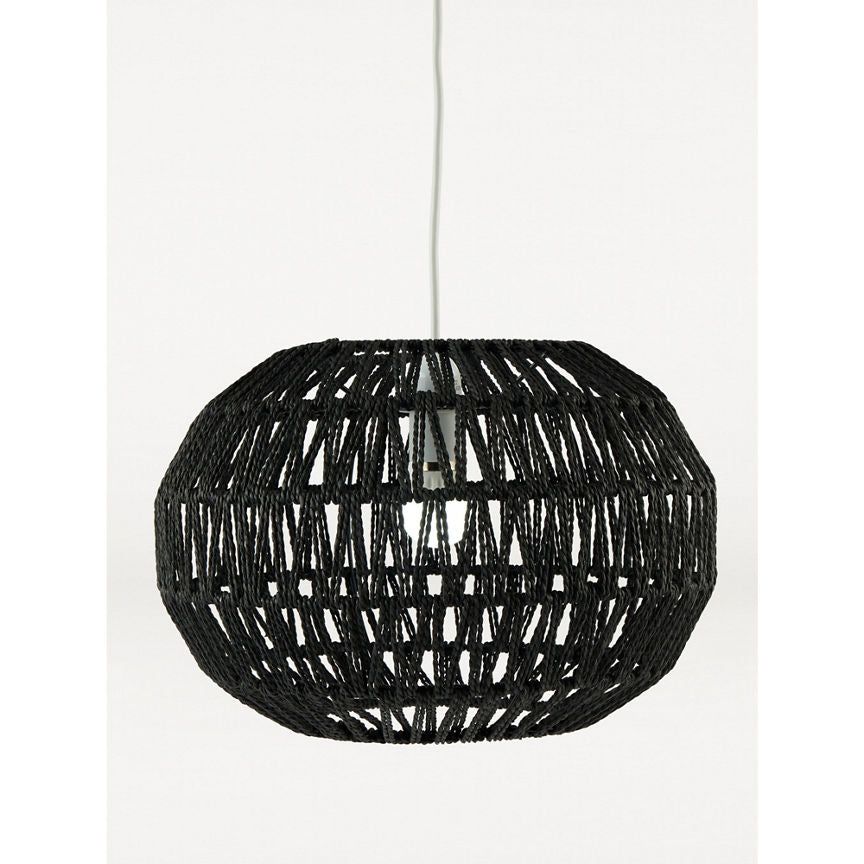 George Home Black Rattan Shade