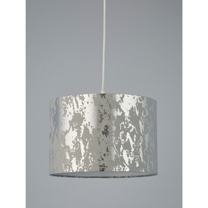 George Home Grey Foil Effect Shade General Household ASDA   