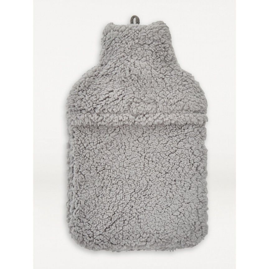 George Home Grey Teddy Hot Water Bottle