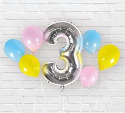 George Home Milestone Balloon Pack 3