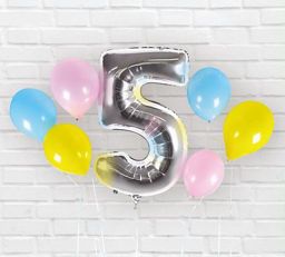 George Home Milestone Balloon Pack 5