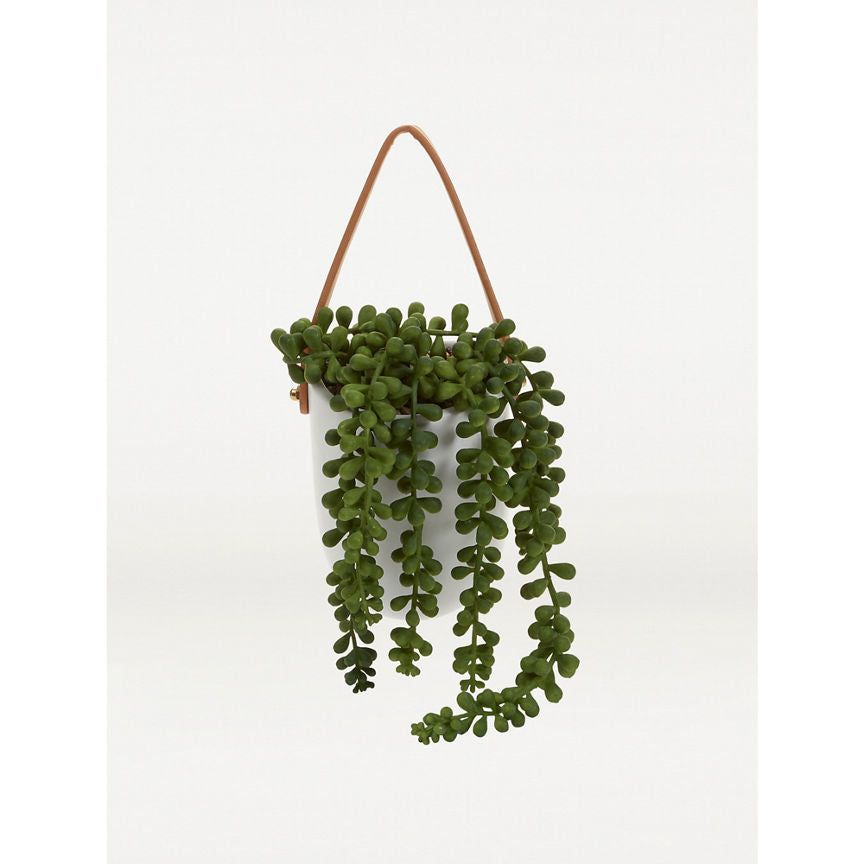 George Home Faux String of Pearls in Rounded Pot