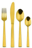 George Home Gold-Effect Stainless Steel Cutlery Set 16 Piece General Household ASDA   