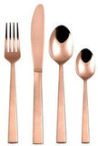 George Home Rose-Gold Effect Stainless Steel Cutlery Set 16 Piece General Household ASDA   