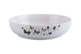 George Home White Butterfly Pattern Pasta Bowl General Household ASDA   