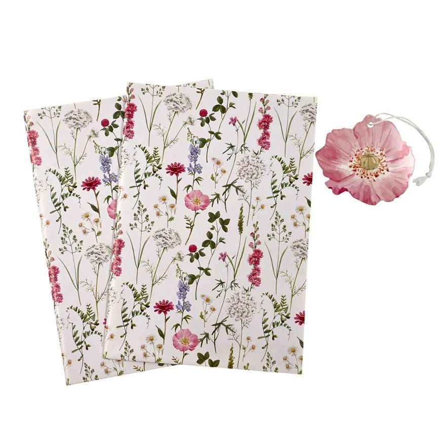 George Home Floral Flat Wrap and Gift Tags