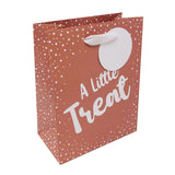 George Home Rose Gold Small Treat Gift Bag General Household ASDA   