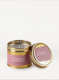 George Home Rhubarb Blossom Gold Foil Large Candle - McGrocer