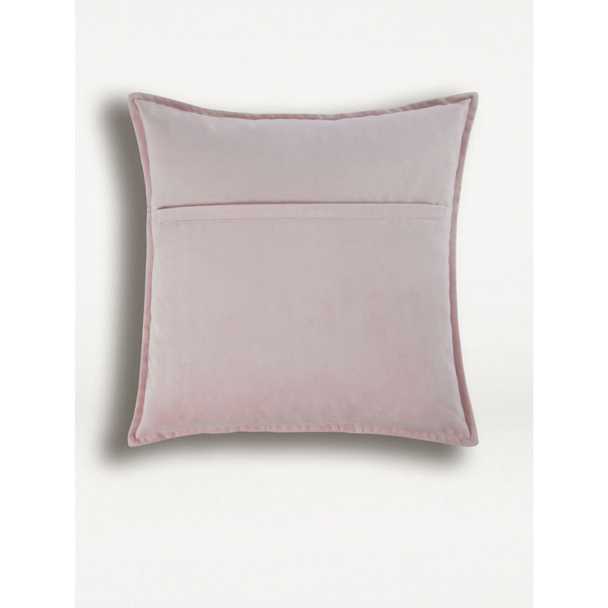 George Home Pink Velvet Cushion General Household ASDA   