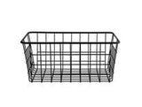 George Home Black Wire Storage Basket General Household ASDA   