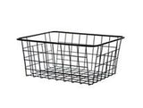 George Home Black Wire Storage Basket General Household ASDA   