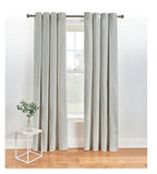 George Home Lined Eyelet Curtains - Grey General Household ASDA   