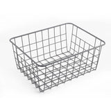 George Home Grey Wire Basket General Household ASDA   