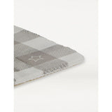 George Home Grey Gingham Check Sherpa Throw General Household ASDA   