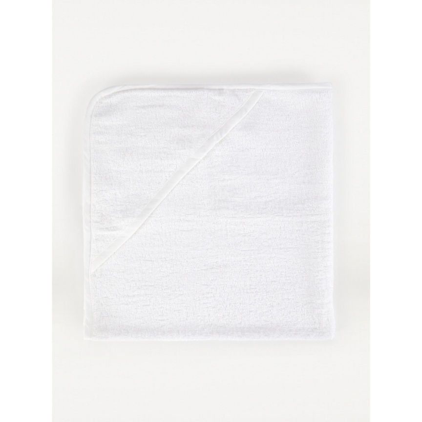 George Home White Hooded Towels - 2 Pack General Household ASDA   