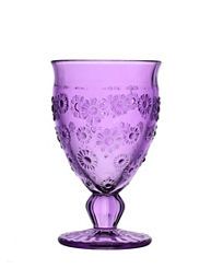 George Home Lilac Floral Goblet