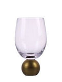 George Home Gold Ball Wine Glass General Household ASDA   