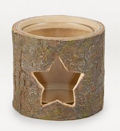 George Home Wooden-Effect Star Tealight General Household ASDA   