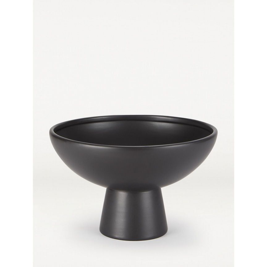 George Home Black Stoneware Bowl